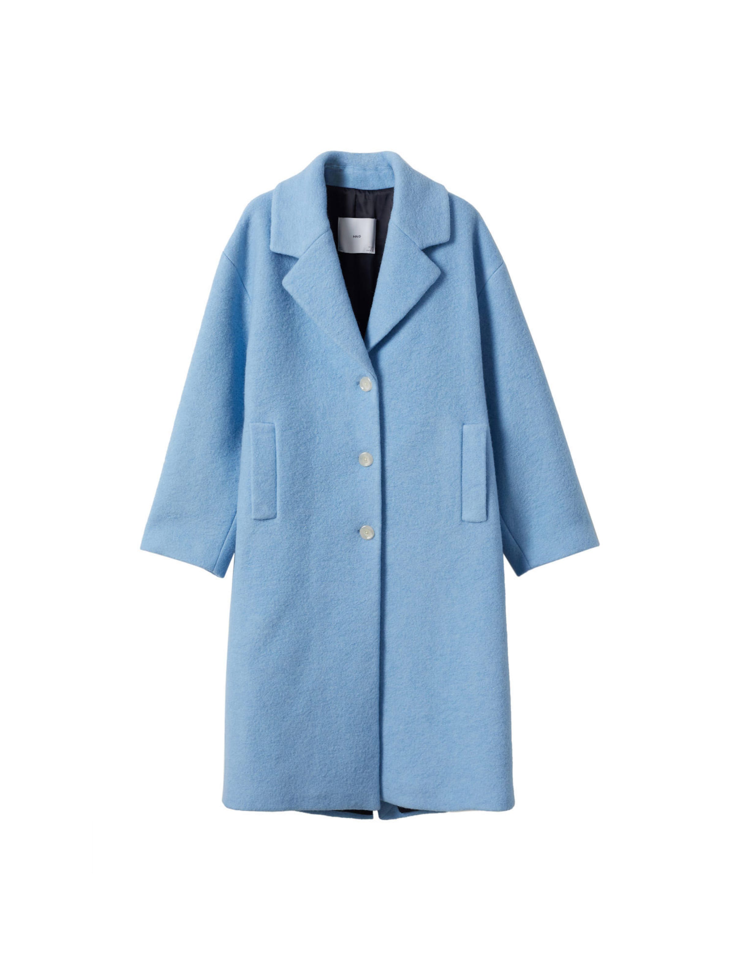 Mango manteau bleu sale