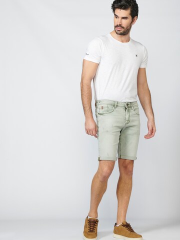 KOROSHI Regular Jeans in Green