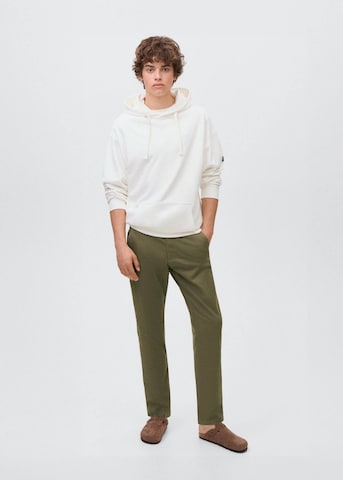 MANGO TEEN Regular Pants in Green