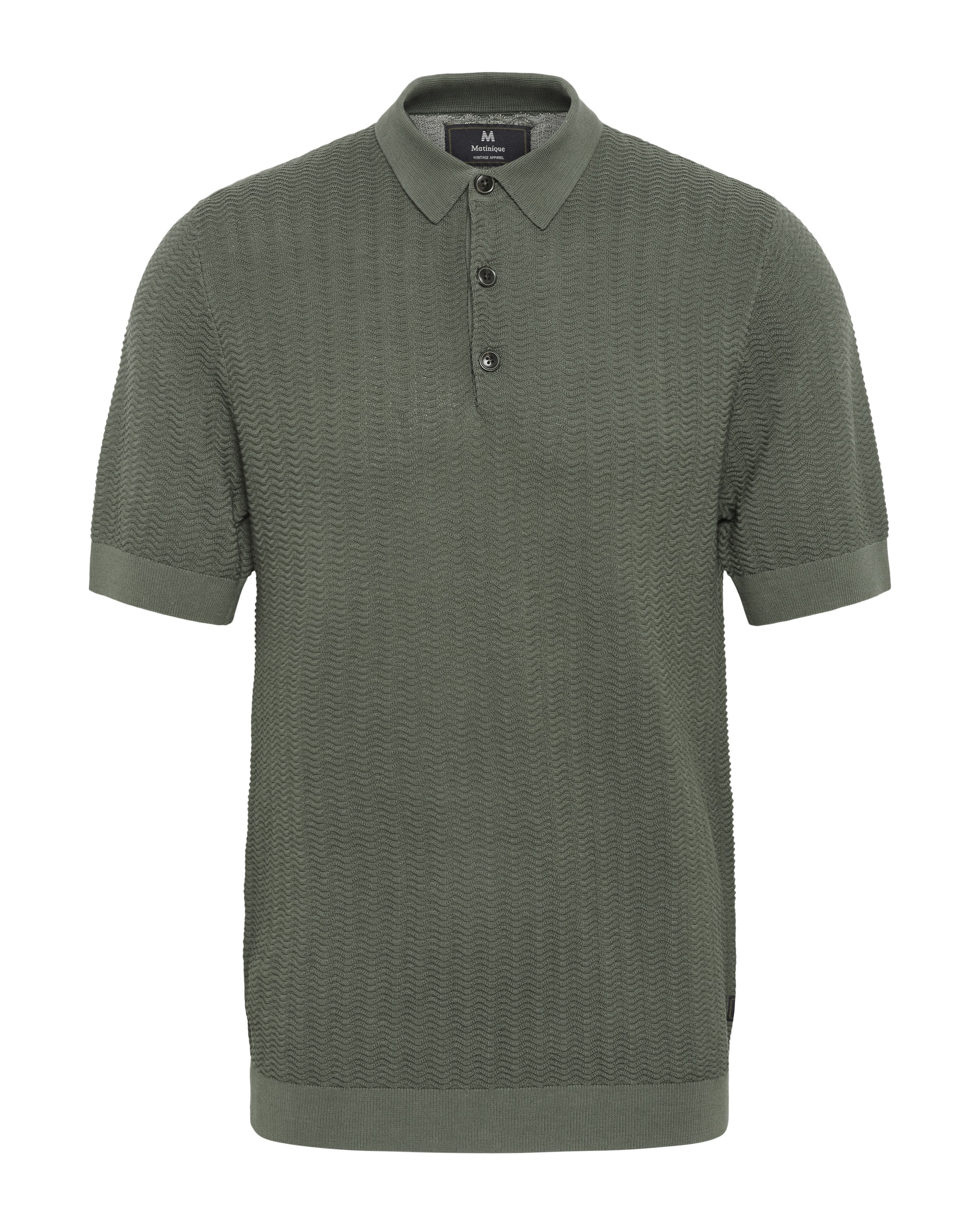 Matinique Pullover 'Heritage' in Grün: Vorderseite