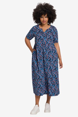 Robe Ulla Popken en bleu : devant