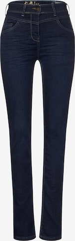 CECIL Slimfit Jeans 'Toronto' in Blauw: voorkant