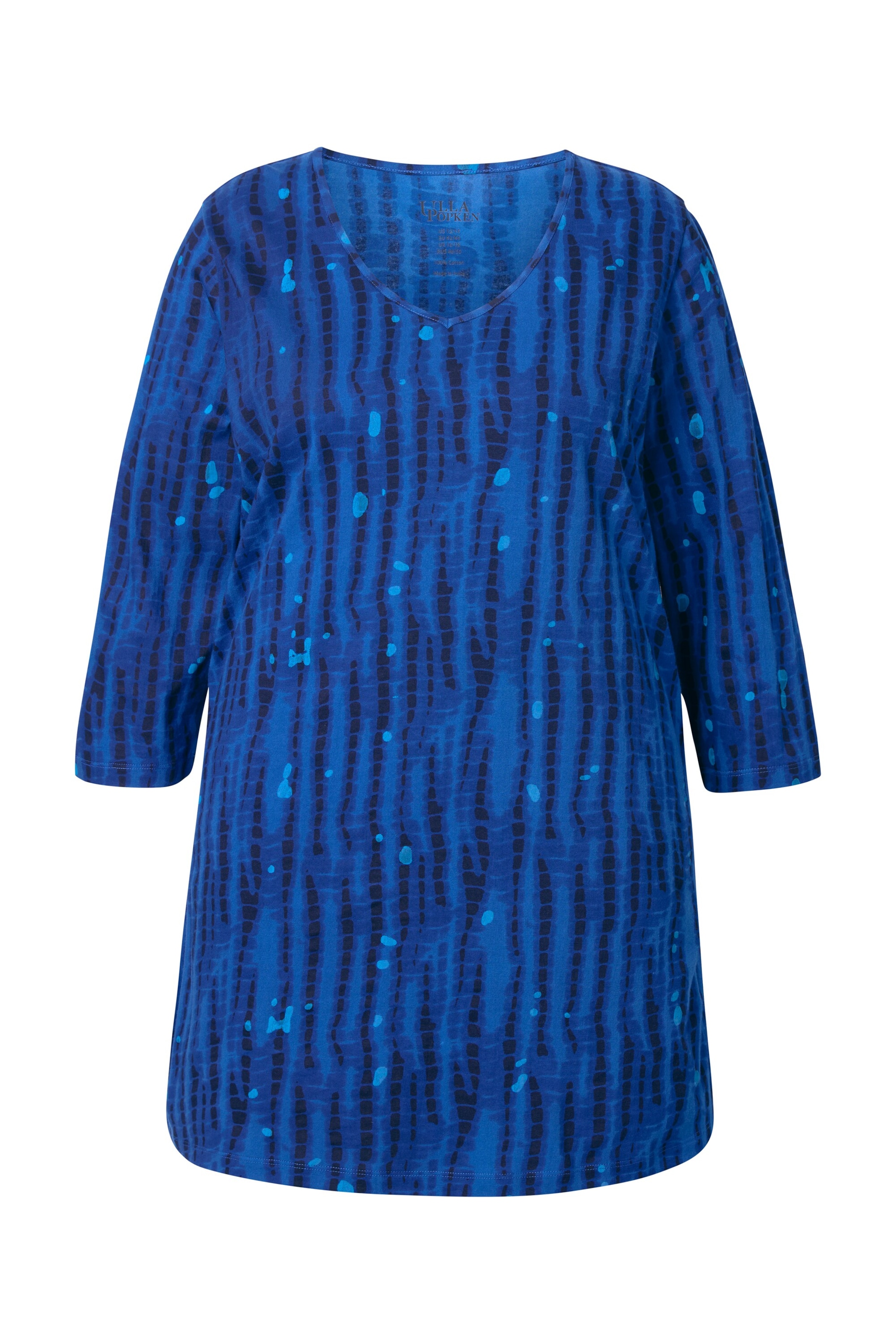 Ulla Popken Shirt in Blau: Vorderseite