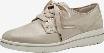 TAMARIS - Zapatos con cordón 'Pure Relax' en beige: frente