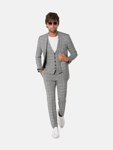 BENVENUTO Slim fit Suit 'Othello Iago' in Grey