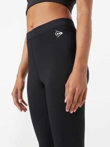 DUNLOP Skinny Workout Pants in Black