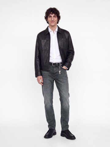 JACK & JONES - regular Vaquero en negro