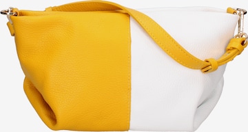 Borsa a spalla di Roberta Rossi in giallo: frontale