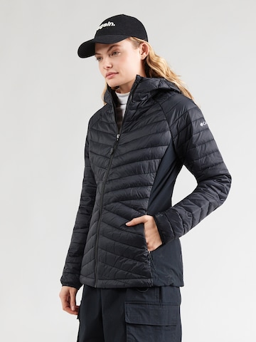 COLUMBIA - Chaqueta de montaña 'Powder Pass™ III' en negro: frente