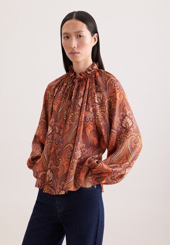 SEIDENSTICKER Blouse 'February Drop 261' in Oranje: voorkant