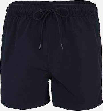 Calvin Klein Swimwear Uimashortsit 'Drawstring' värissä sininen: etupuoli