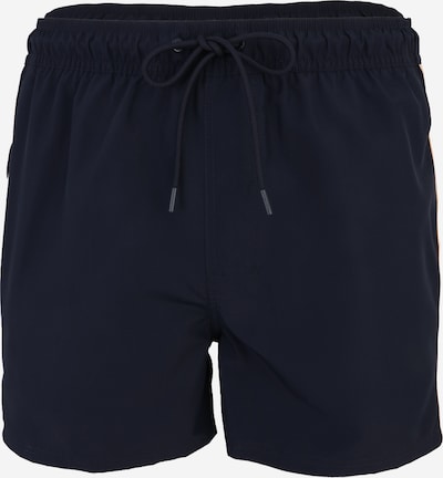 Calvin Klein Swimwear Uimashortsit 'Drawstring' koossa S värissä tummansininen / vaaleanharmaa / aprikoosi, Tuotenäkymä