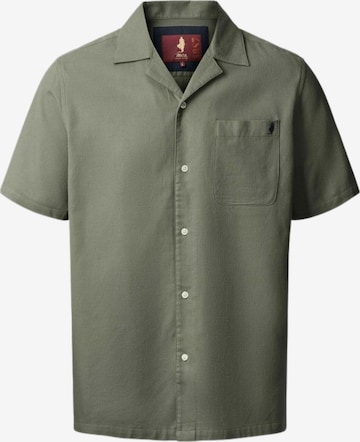 MCS Comfort fit Overhemd ' Jackson Shirt ' in Groen: voorkant