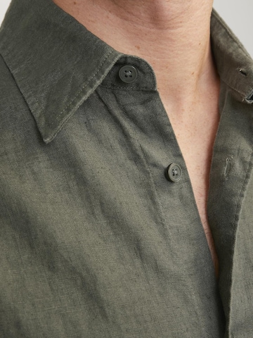 JACK & JONES Regular fit Button Up Shirt 'Lawrence' in Green