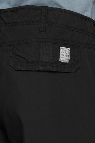 CAMP DAVID Loosefit Cargohose in Schwarz