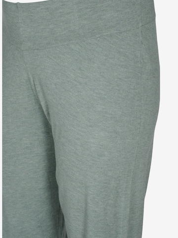 Zizzi Tapered Broek 'MELLIE' in Groen