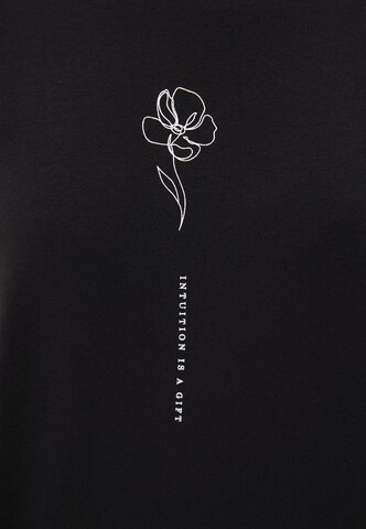Finn Flare T-Shirt 'Print' in Schwarz