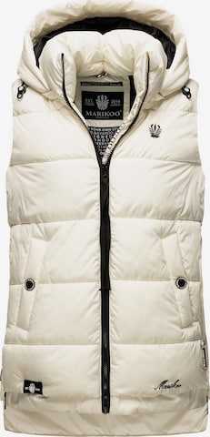 MARIKOO Bodywarmer 'Zarinaa' in Wit: voorkant