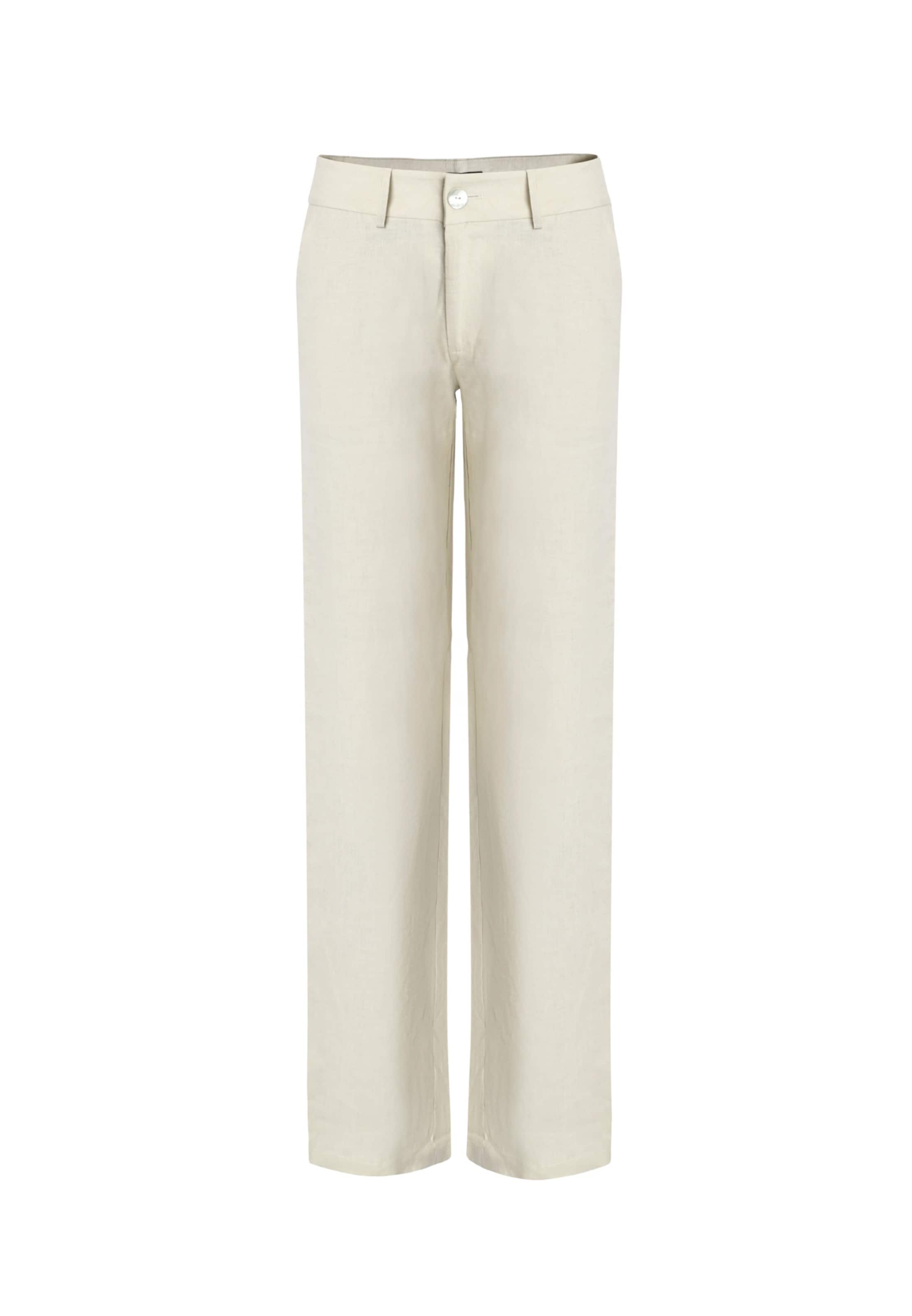 OW Collection Wide leg Broek 'Luma' in Beige: voorkant