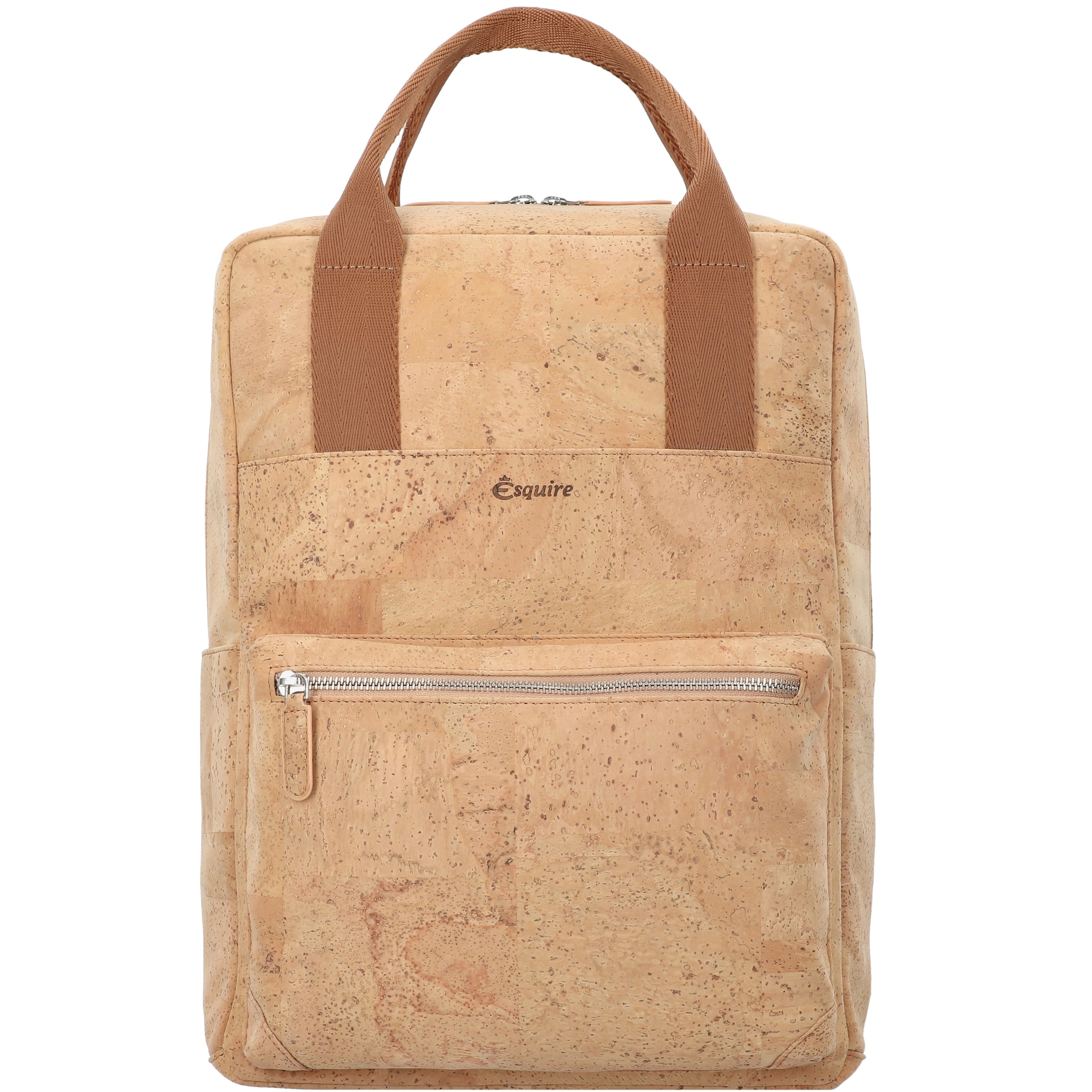 Sac à dos Esquire en marron : devant