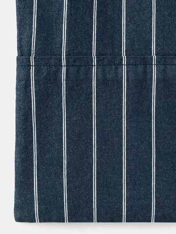 MANGO Wide Leg Hose 'APRIL' in Blau