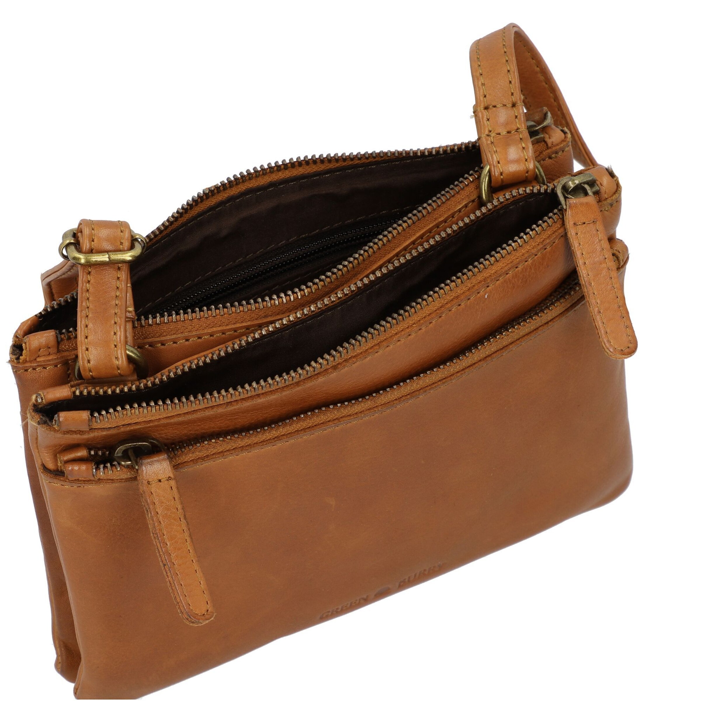 GREENBURRY Schoudertas 'Colombiana' in Bruin