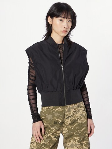 Gilet di Urban Classics in nero: frontale