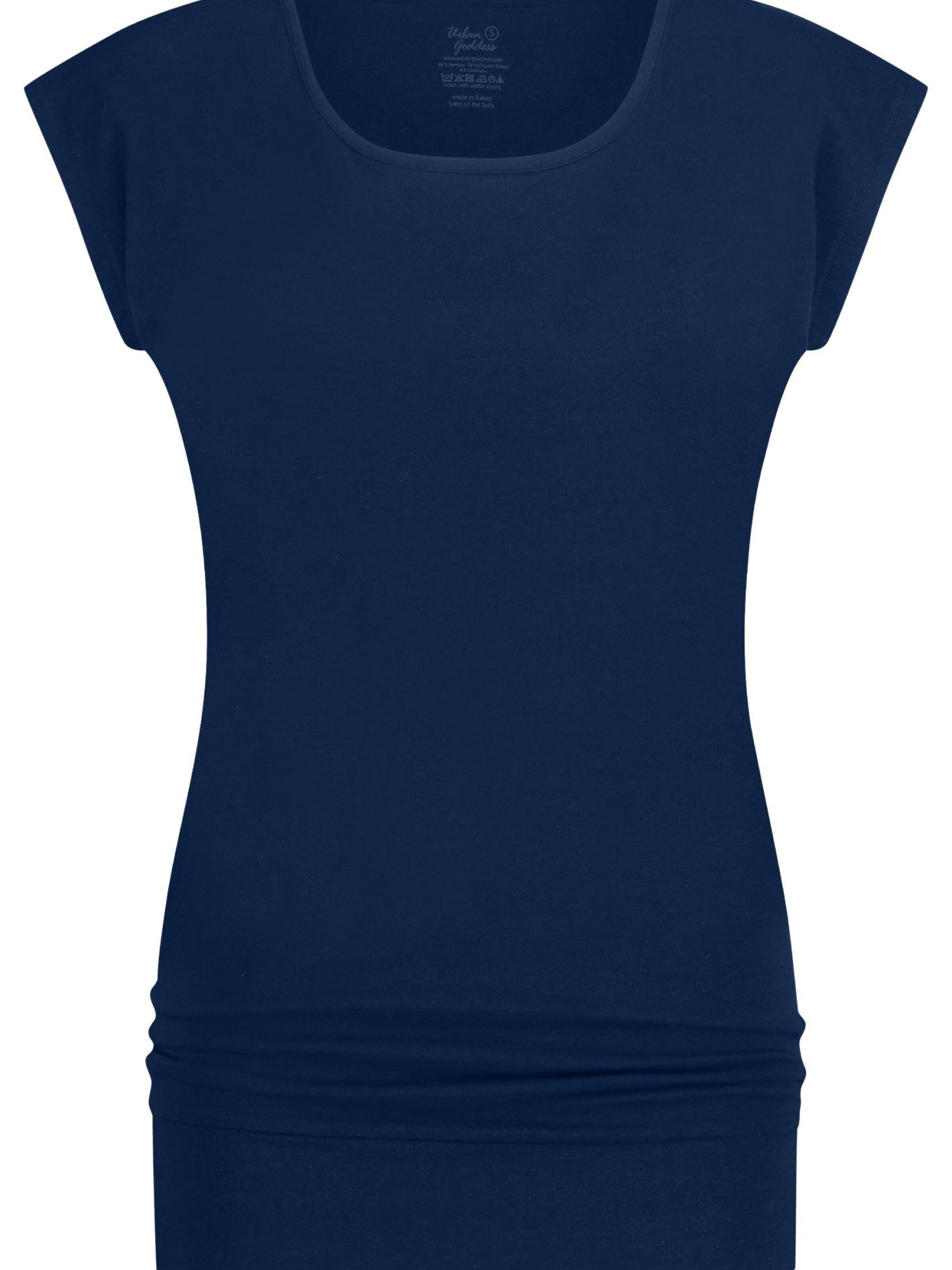 Urban Goddess Yoga & Activewear Sporttop 'Asana' in Blau: Vorderseite