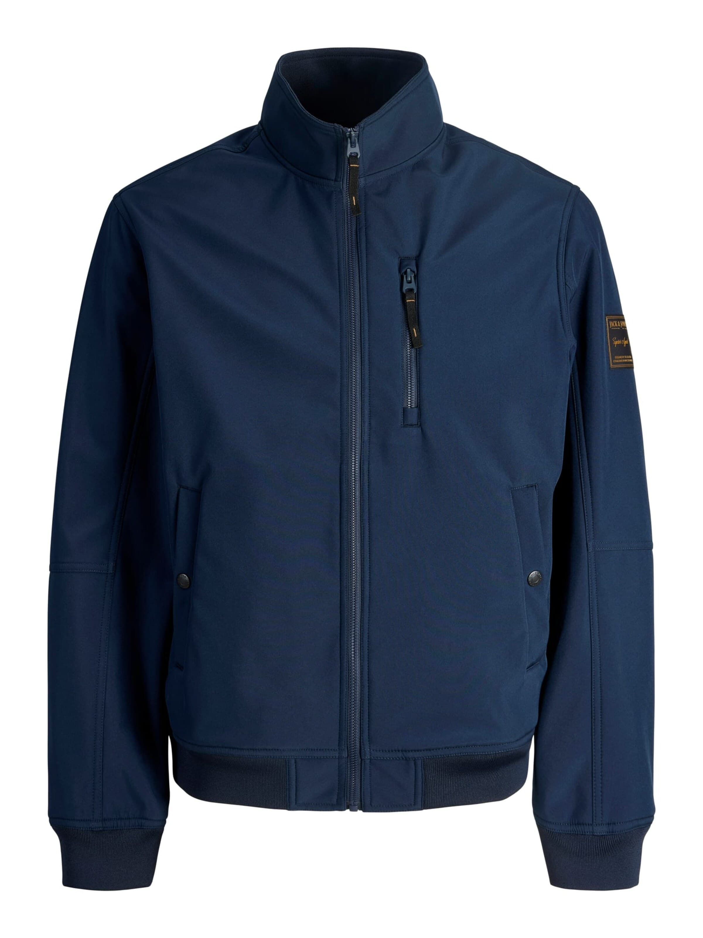 JACK & JONES Between-seasons coat 'parker' in Blue: front