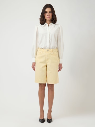 Wide leg Pantaloni 'SUN ' di YAS in beige