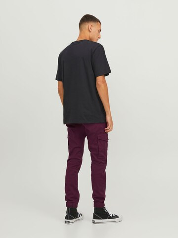 JACK & JONES Slim fit Cargo Pants in Red
