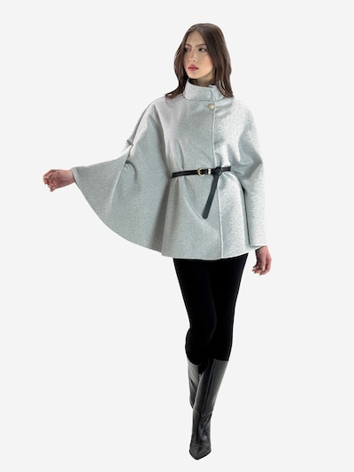 Elara Mantel in grau / hellgrau, Produktansicht