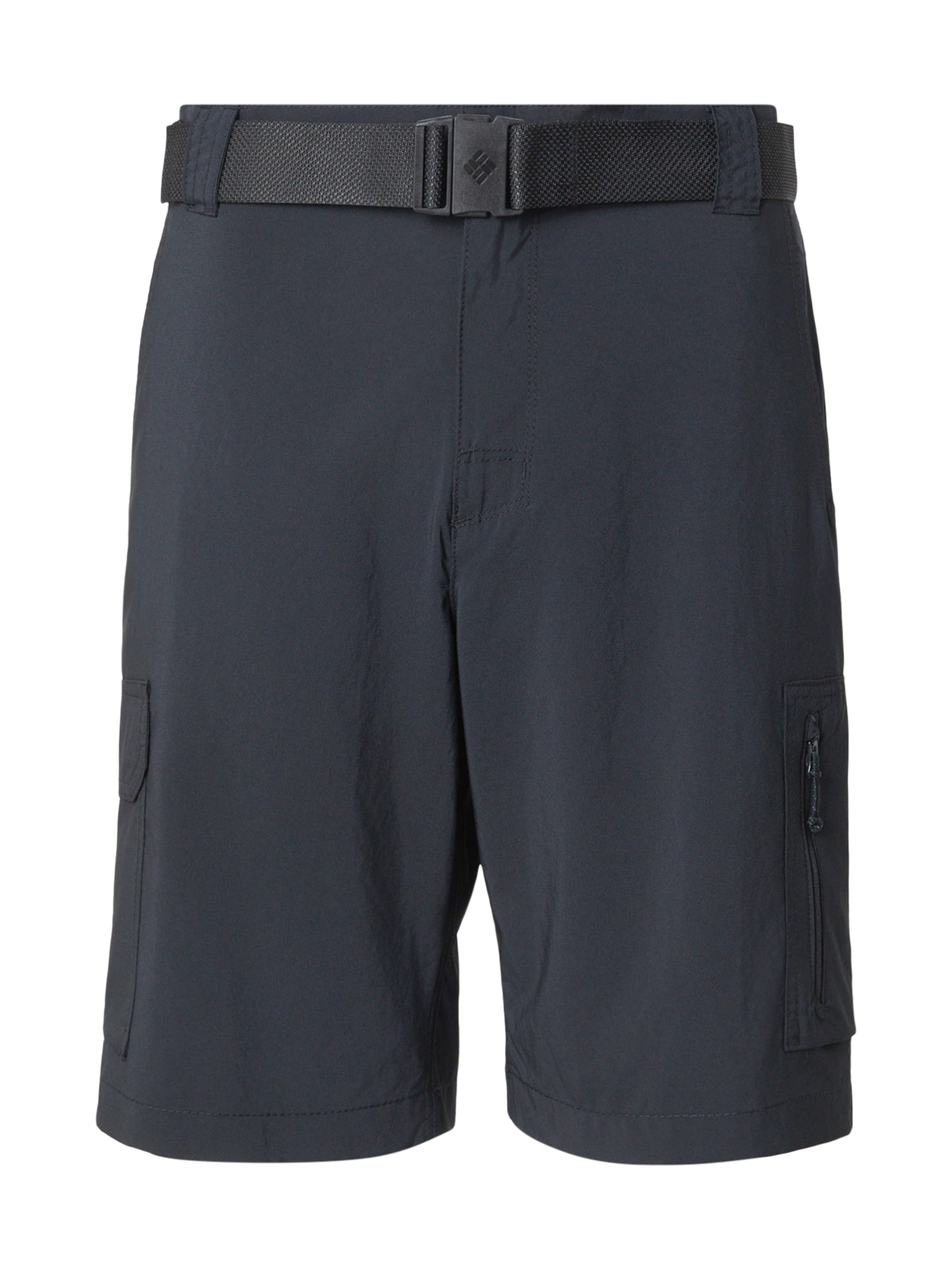 juoda COLUMBIA Standartinis Laisvalaikio kelnės 'Silver Ridge™': priekis