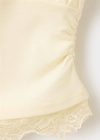 MANGO Topp 'Lacy' i beige