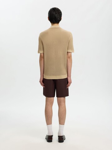 Coupe regular T-Shirt SELECTED en beige