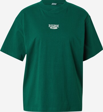 Tricou de la Reebok pe verde: față