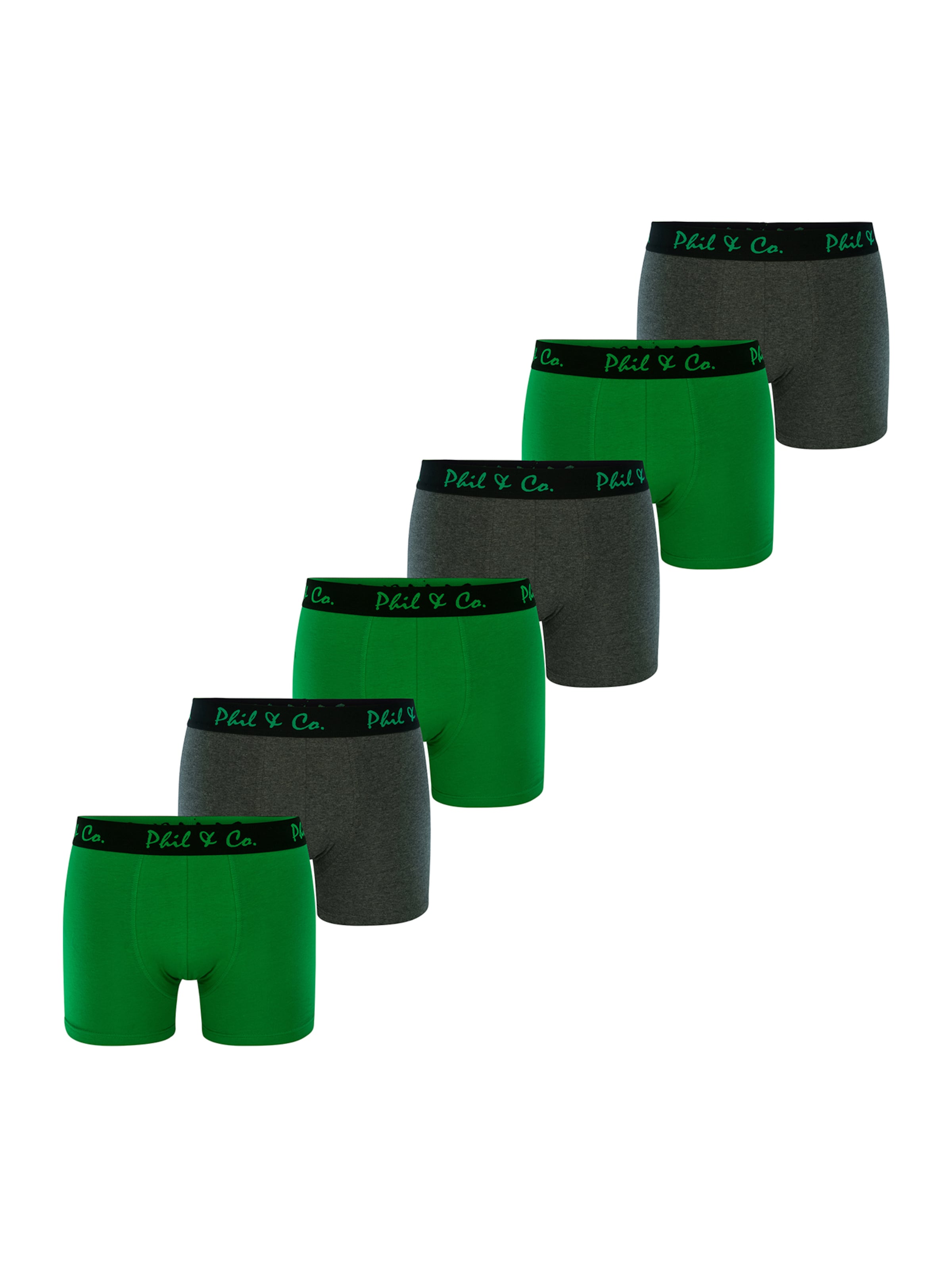 Phil & Co. Berlin Boxer shorts in Green: front