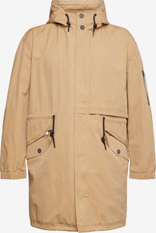 ESPRIT Tussenparka in Beige: voorkant