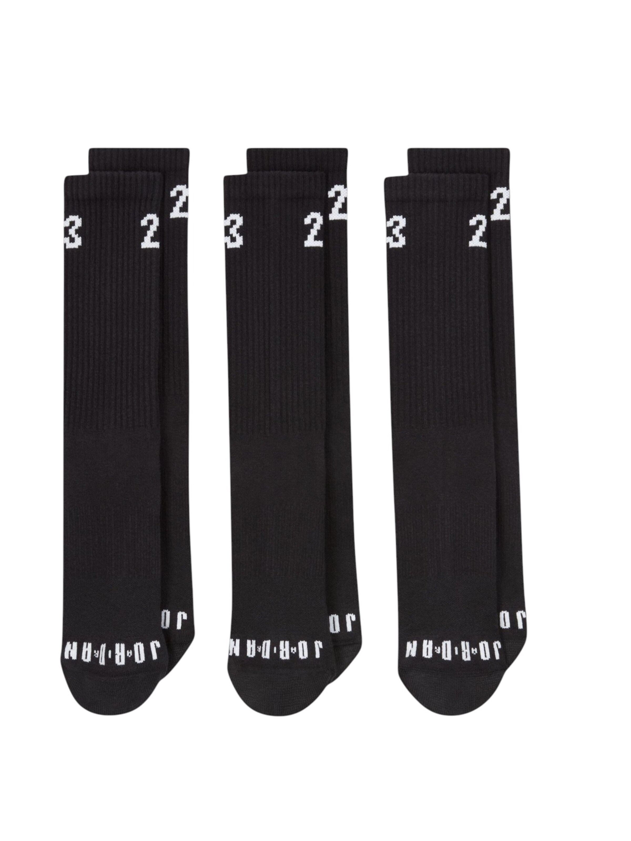 Jordan Sokken in Zwart: voorkant