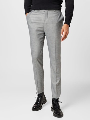 BURTON MENSWEAR LONDON Regular Chino trousers in Grey: front