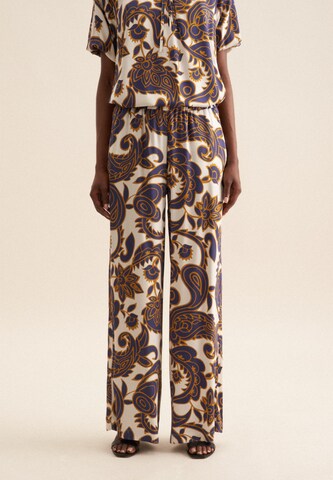 SEIDENSTICKER Regular Hose 'Schwarze Rose' in Beige
