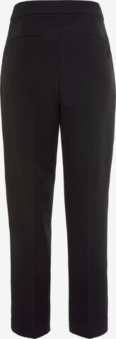 LASCANA Regular Trousers with creases in Black