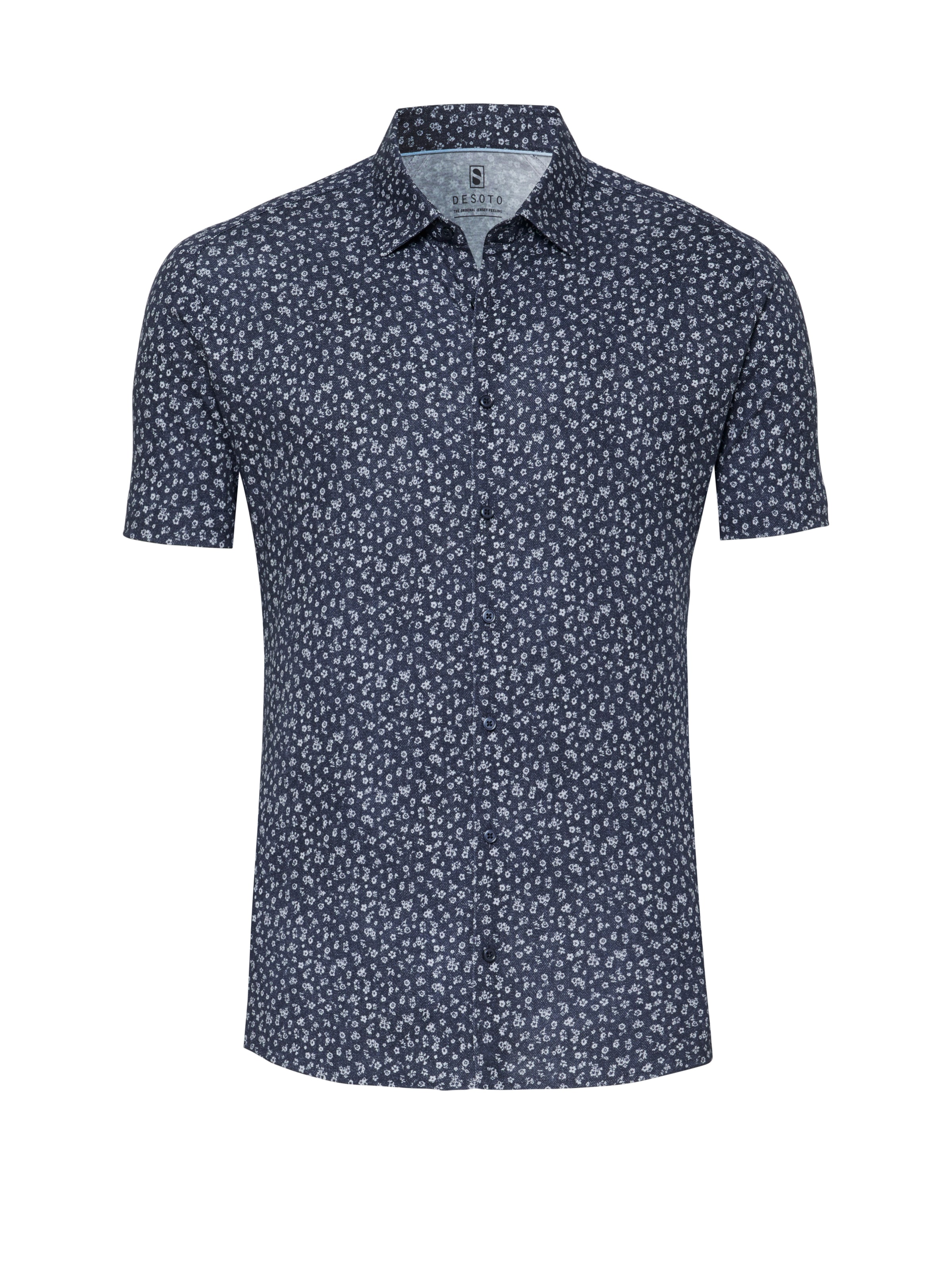 DESOTO Slim fit Overhemd in Blauw: voorkant