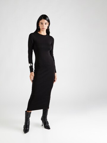 BRAVE SOUL - Vestido en negro: frente