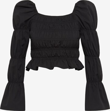 faina - Blusa em preto: frente