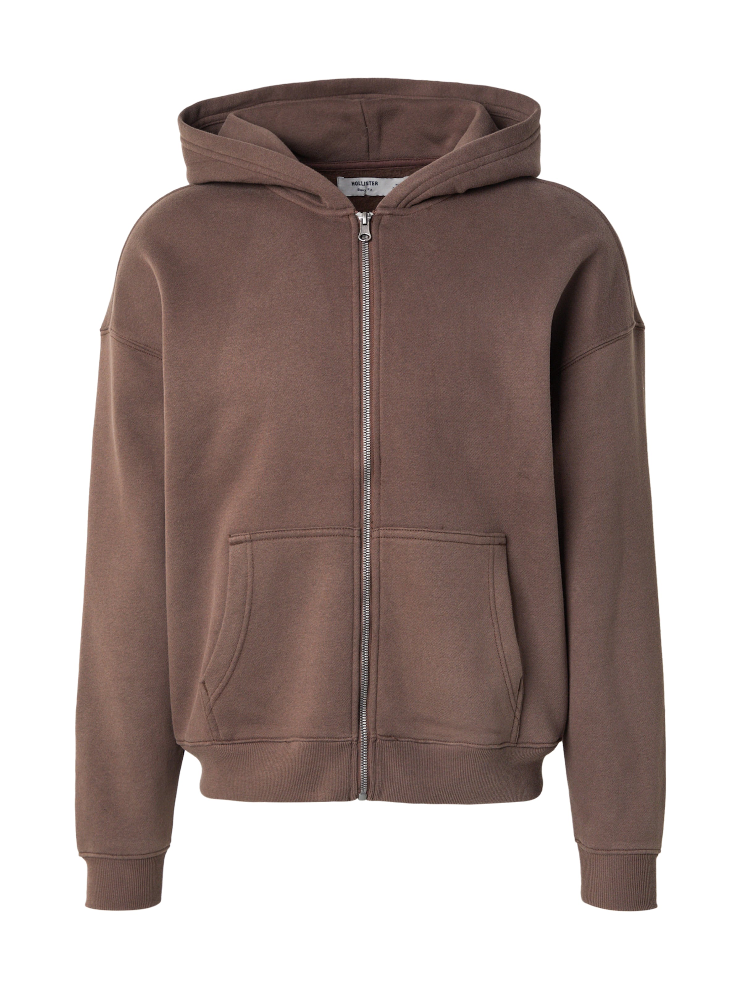 HOLLISTER Bluza rozpinana w kolorze brązowy: przód