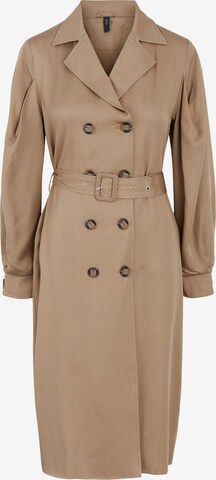 Y.A.S Between-Seasons Coat 'Ida' in Brown: front