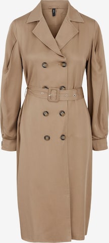 Y.A.S Between-Seasons Coat 'Ida' in Brown: front