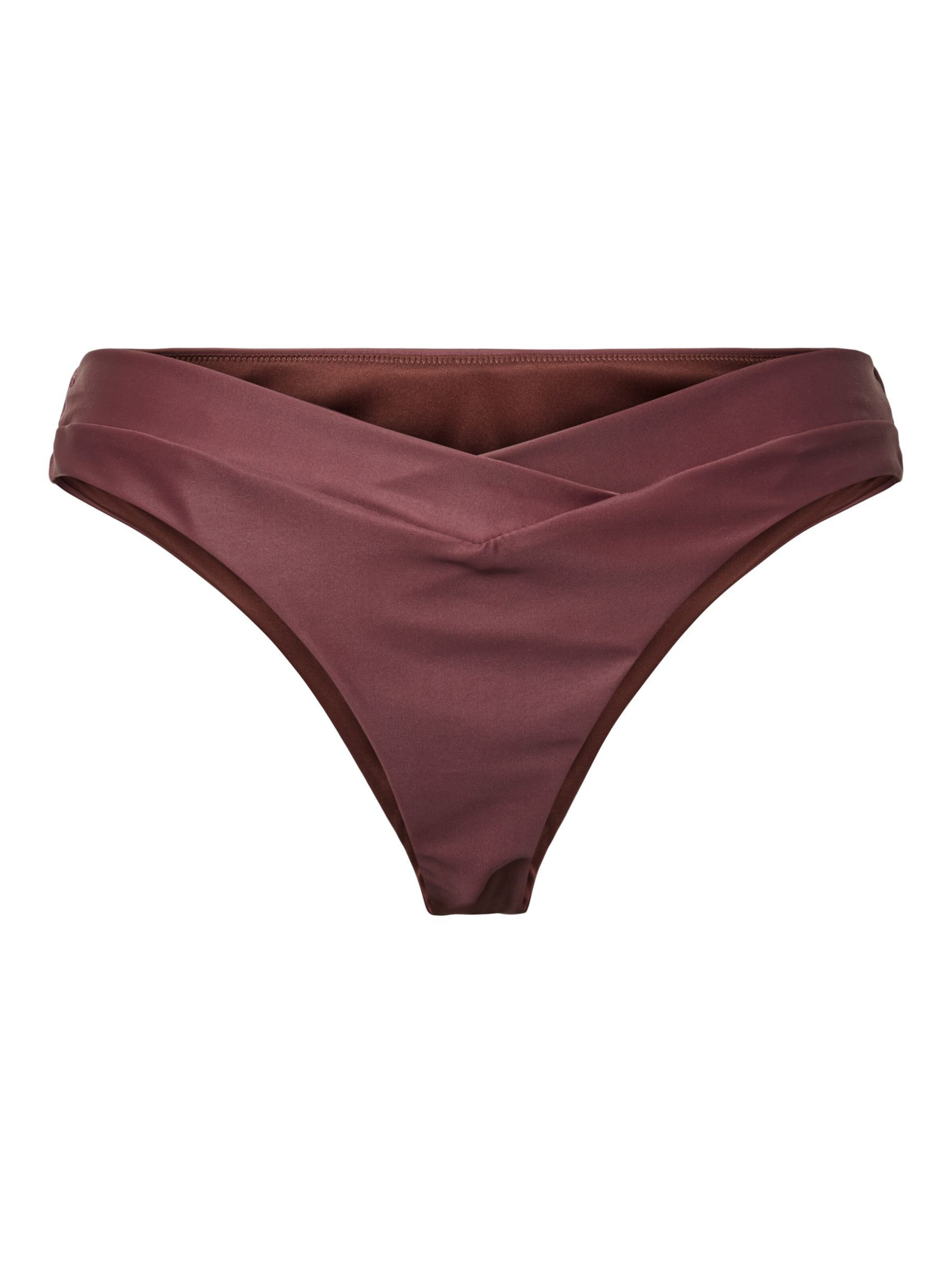 PIECES Bikinibroek 'PCBaomi' in de kleur Bruin, Productweergave