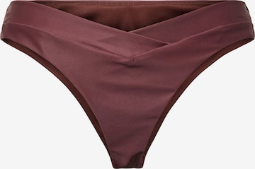 PIECES Bikini bottom 'PCBaomi' in Brown: front
